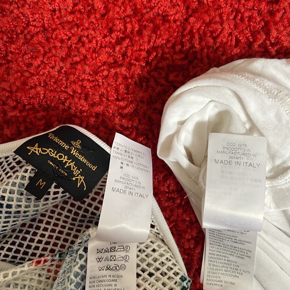 Vivienne Westwood ANGLOMANIA dress fishnet SS14 set of 2 new no tag medium - Picture 10 of 16